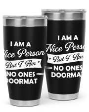 I am a nice person 30oz Tumbler tile