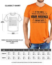 If you knew what was said in your absence Classic T-Shirt custom-t-shirts-classic-lifestyle-front-198