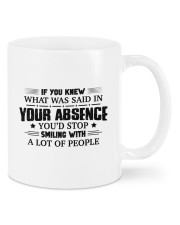 If you knew what was said in your absence Mugs tile