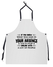 If you knew what was said in your absence Apron tile