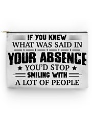 If you knew what was said in your absence Accessory Pouch tile