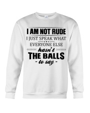 I am not rude Crewneck Sweatshirt tile