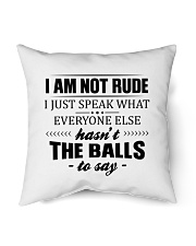 I am not rude Indoor Pillow tile