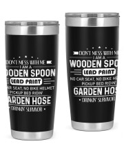 Don't mess with me I am a wooden spoon 20oz Tumbler tile
