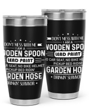 Don't mess with me I am a wooden spoon 30oz Tumbler tile