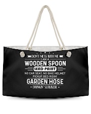 Don't mess with me I am a wooden spoon Weekender Tote tile