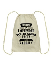 Sorry if I offended you Drawstring Bag tile
