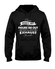 Please don't try to figure me out Hooded Sweatshirt tile