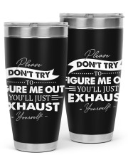Please don't try to figure me out 30oz Tumbler tile