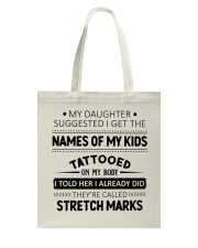 My daughter suggested Tote Bag tile