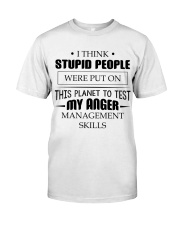 Test my anger management skills Classic T-Shirt tile
