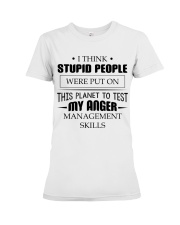 Test my anger management skills Premium Fit Ladies Tee tile