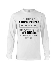 Test my anger management skills Long Sleeve Tee tile