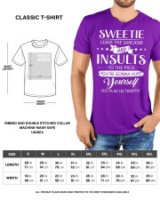 Sweetie leave the sarcasm Classic T-Shirt custom-t-shirts-classic-lifestyle-front-198