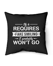 If it requires fake smiling Indoor Pillow tile