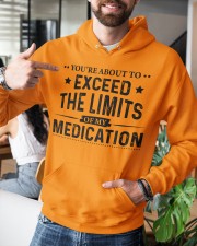 You're about to exceed the limits Hooded Sweatshirt custom-hoodie-sweatshirt-lifestyle-front-262