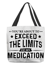 You're about to exceed the limits All-Over Tote tile
