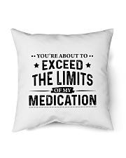 You're about to exceed the limits Indoor Pillow tile