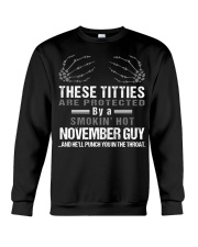 Smokin' Hot November Guy Crewneck Sweatshirt thumbnail