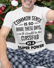 Common sense is so rare these days Classic T-Shirt custom-t-shirts-classic-lifestyle-front-336
