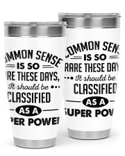 Common sense is so rare these days 30oz Tumbler tile