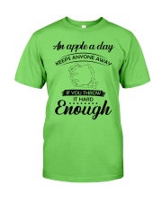 An apple a day Classic T-Shirt front