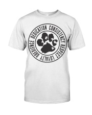 Dedication T-shirt Premium Fit Mens Tee front
