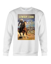 Cowboy Code Crewneck Sweatshirt thumbnail