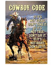 Cowboy Code 11x17 Poster front