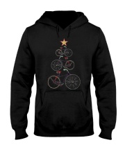Vintage Christmas Tree Bicycle Bike Love Xmas Gift Hooded Sweatshirt thumbnail