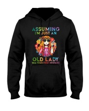 Assuming Im Just An Old Lady Was First Mistake Hooded Sweatshirt thumbnail