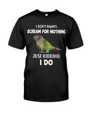 Green Cheek Conure T Shirt I Scream Conure Shirt Premium Fit Mens Tee thumbnail