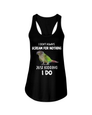 Green Cheek Conure T Shirt I Scream Conure Shirt Ladies Flowy Tank thumbnail