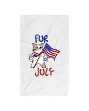 Fur Of July Happy 4th of Juky Celebration meowica Hand Towel thumbnail