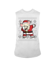 Cream French Bulldog Dabbing Dog Dab Christmas Sleeveless Tee tile
