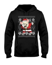 Cream French Bulldog Dabbing Dog Dab Christmas Hooded Sweatshirt tile