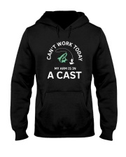 Mens I Can't Work Today My Arm Is in a Cast Hooded Sweatshirt tile