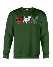Beagle Dog Lover Plaid Christmas Matching Family Pajama Gift Crewneck Sweatshirt front