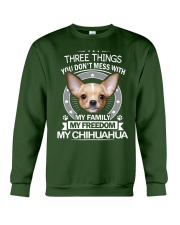 Chihuahua Thanksgiving Christmas Gifts Crewneck Sweatshirt front