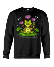Funny Frog Hippie Z Crewneck Sweatshirt tile