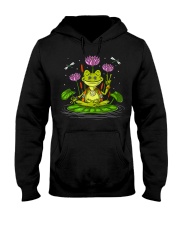Funny Frog Hippie Z Hooded Sweatshirt tile