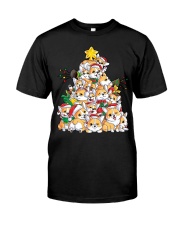 Corgi Christmas Tree Dog Santa Merry Corgmas Xmas Gifts Boys Classic T-Shirt tile