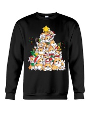 Corgi Christmas Tree Dog Santa Merry Corgmas Xmas Gifts Boys Crewneck Sweatshirt tile