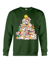 Corgi Christmas Tree Dog Santa Merry Corgmas Xmas Gifts Boys Crewneck Sweatshirt front