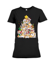 Corgi Christmas Tree Dog Santa Merry Corgmas Xmas Gifts Boys Premium Fit Ladies Tee tile