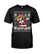 Boxer Dog Ugly Christmas Dabbing Boxer Christmas Classic T-Shirt tile