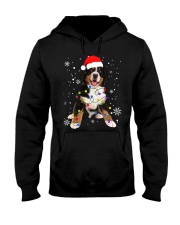 Bernese Mountain Dog Lights Christmas Matching Family Hooded Sweatshirt tile