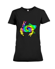 Cool Tie Dye Peace Premium Fit Ladies Tee tile