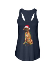 Boxer Christmas Gift - German Boxer Funny Santa Hat Xmas Ladies Flowy Tank tile