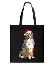 Australian Shepherd Aussi Christmas Lights Xmas Dog Lover Tote Bag tile